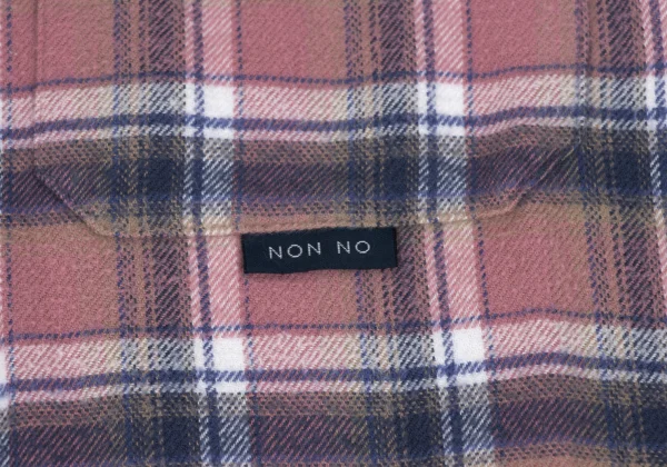 NON NO Mademoiselle NON NON Check Flannel Shirt Dress K-173415_006