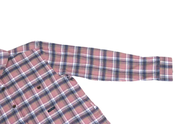 NON NO Mademoiselle NON NON Check Flannel Shirt Dress K-173415_007
