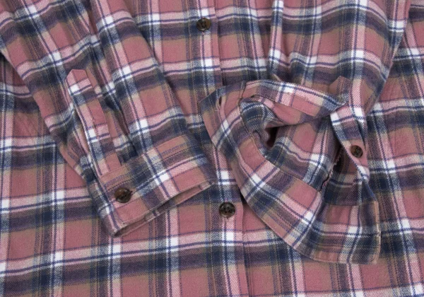 NON NO Mademoiselle NON NON Check Flannel Shirt Dress K-173415_008