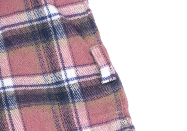 NON NO Mademoiselle NON NON Check Flannel Shirt Dress K-173415_010