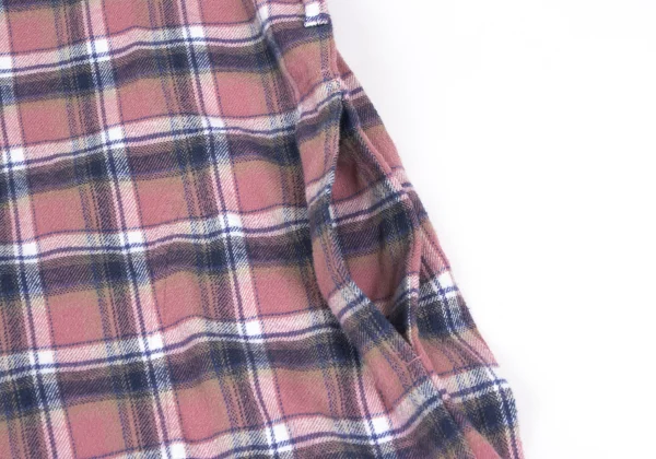NON NO Mademoiselle NON NON Check Flannel Shirt Dress K-173415_012