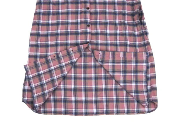 NON NO Mademoiselle NON NON Check Flannel Shirt Dress K-173415_013