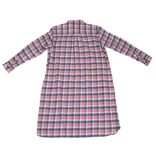 NON NO Mademoiselle NON NON Check Flannel Shirt Dress K-173415_014