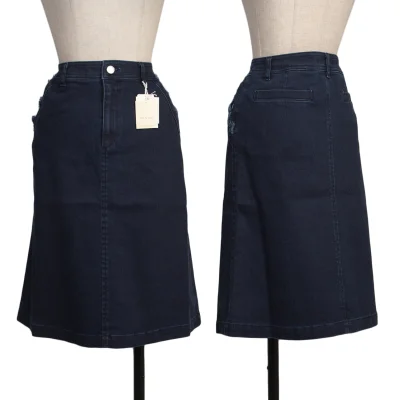 NON NO Mademoiselle NON NON Fringe Pocket Denim Skirt
