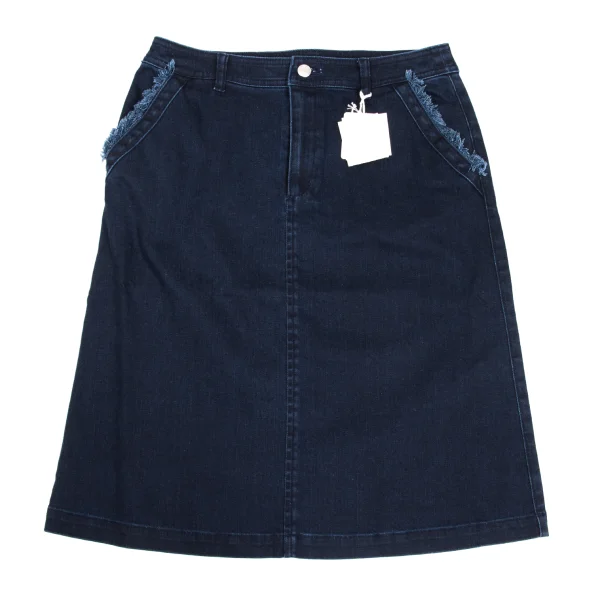 NON NO Mademoiselle NON NON Fringe Pocket Denim Skirt K-173417_002