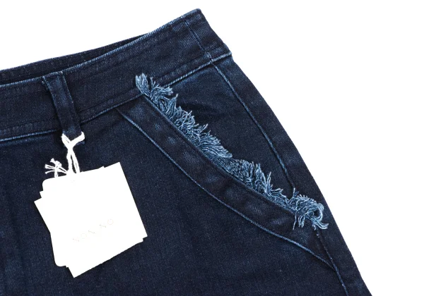NON NO Mademoiselle NON NON Fringe Pocket Denim Skirt K-173417_005