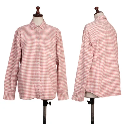 Mademoiselle NON NON Back Logo Check Flannel Shirt