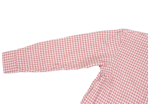 Mademoiselle NON NON Back Logo Check Flannel Shirt K-173419_007