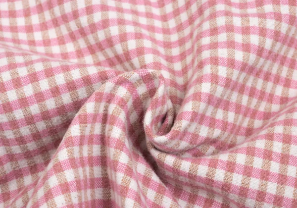 Mademoiselle NON NON Back Logo Check Flannel Shirt K-173419_016