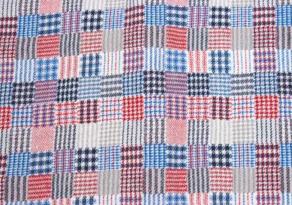 Mademoiselle NON NON Cotton Multi Check Flannel Shirt K-173420_015