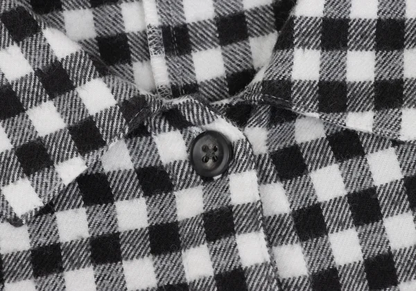 Mademoiselle NON NON Cotton Check Flannel Shirt K-173421_005