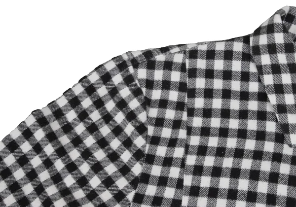 Mademoiselle NON NON Cotton Check Flannel Shirt K-173421_006