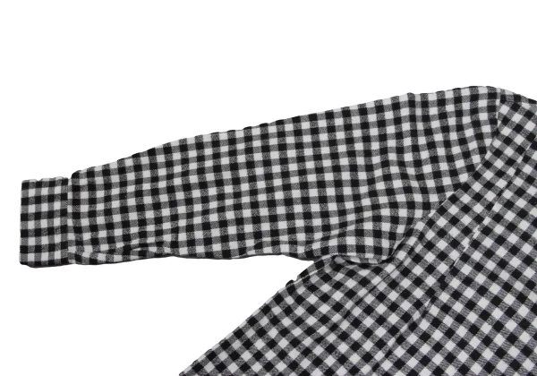 Mademoiselle NON NON Cotton Check Flannel Shirt K-173421_007