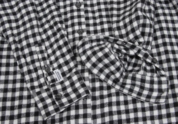 Mademoiselle NON NON Cotton Check Flannel Shirt K-173421_008