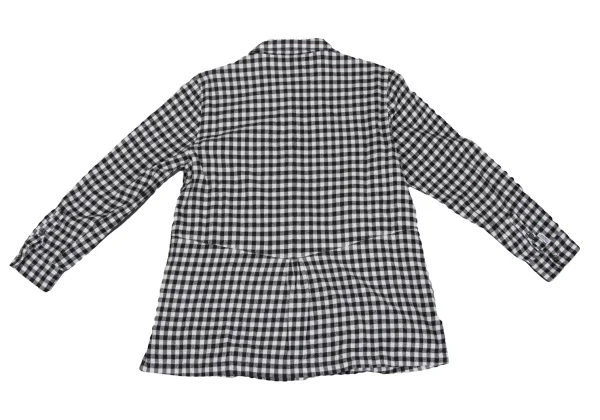 Mademoiselle NON NON Cotton Check Flannel Shirt K-173421_012