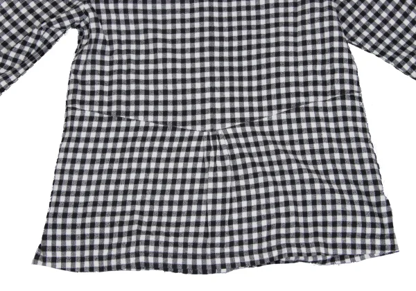 Mademoiselle NON NON Cotton Check Flannel Shirt K-173421_013