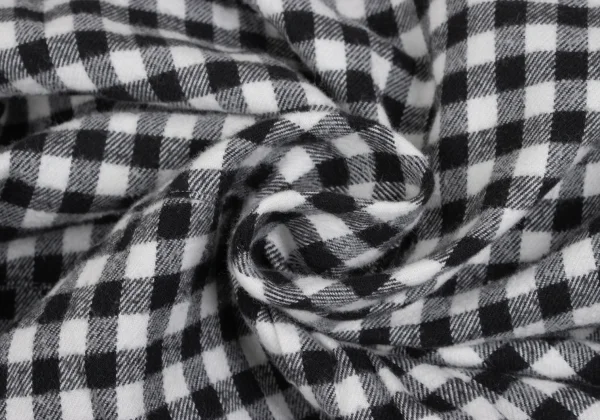 Mademoiselle NON NON Cotton Check Flannel Shirt K-173421_016