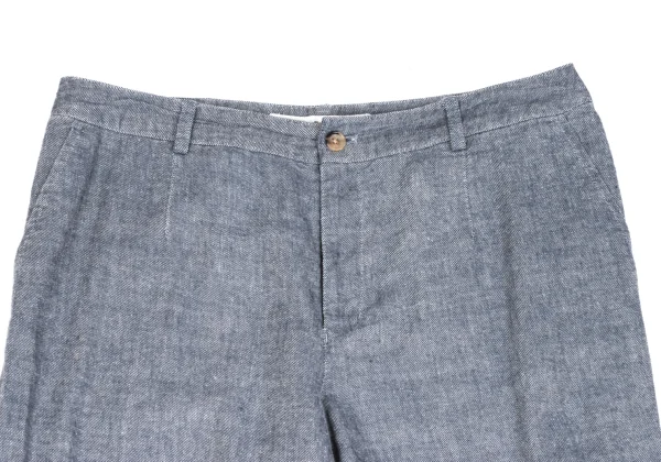 Mademoiselle NON NON Rayon Linen Stretch Pants K-173423_002