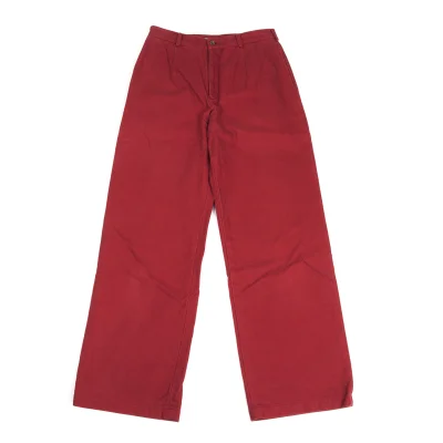 Mademoiselle NON NON Cotton Fleece-lined Straight Pants