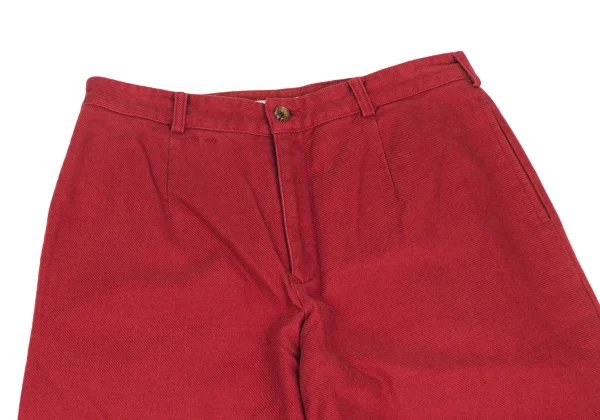 Mademoiselle NON NON Cotton Fleece-lined Straight Pants K-173424_002