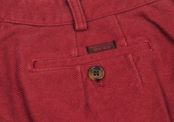 Mademoiselle NON NON Cotton Fleece-lined Straight Pants K-173424_012