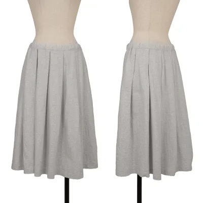 Mademoiselle NON NON Cotton Sweat Pleats Skirt