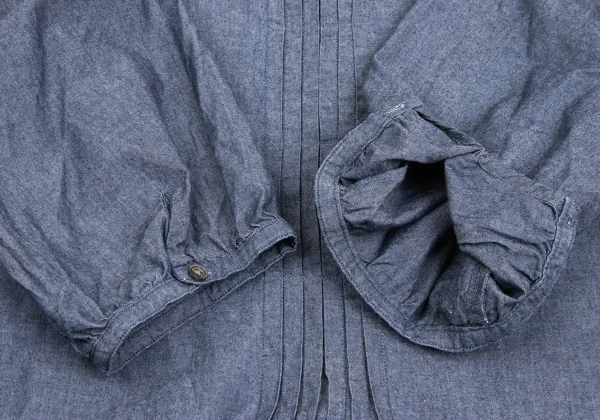 Mademoiselle NON NON Pintuck Chambray Tunic K-173427_007