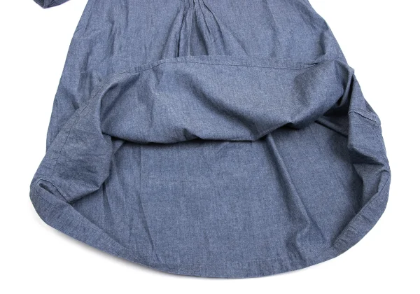 Mademoiselle NON NON Pintuck Chambray Tunic K-173427_010