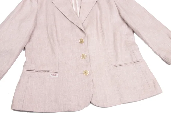 Mademoiselle NON NON Linen 3B Jacket K-173434_009