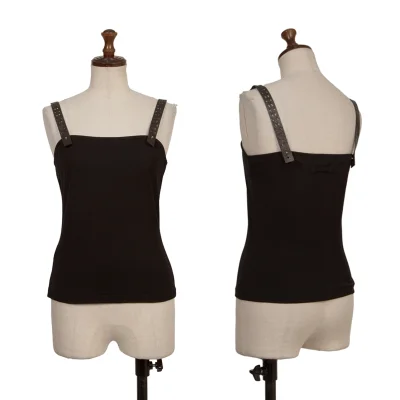 Jean Paul GAULTIER FEMME Leather Strap Camisole