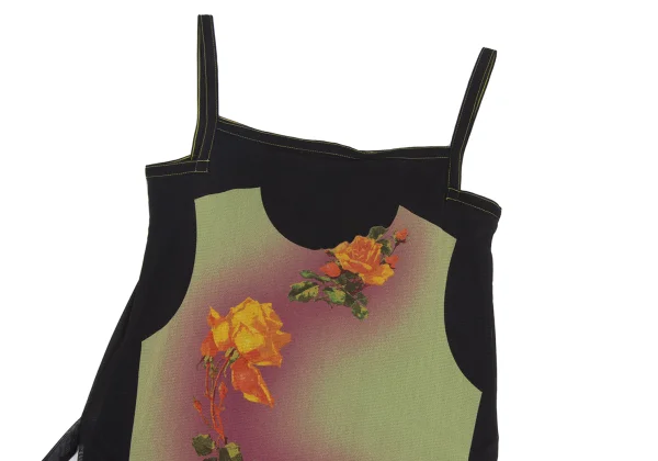 Jean Paul GAULTIER FEMME Floral Print Mesh Sleeveless Dress K-173437_003