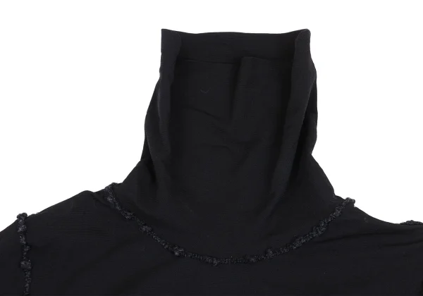 Jean Paul GAULTIER FEMME Piping Mesh Turtleneck T Shirt K-173443_004