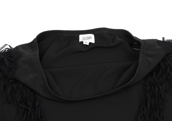 Jean Paul GAULTIER FEMME Fringe Draped Skirt  K-173448_006
