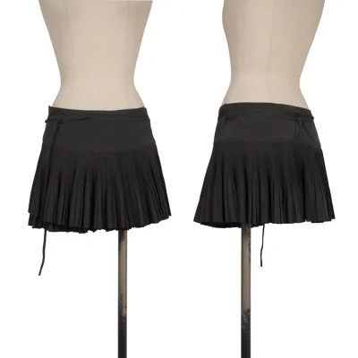 Jean Paul GAULTIER FEMME Poly Pleated Wrap Skirt