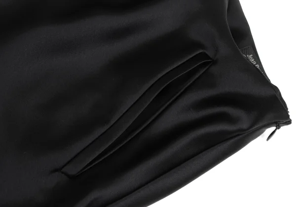 Jean Paul GAULTIER FEMME Satin Pleated Switching Skirt K-173451_004