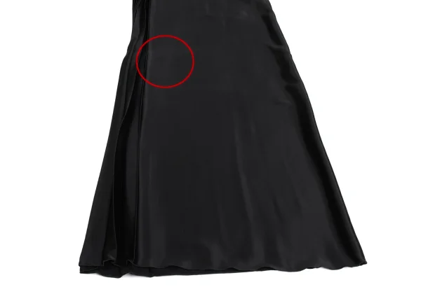 Jean Paul GAULTIER FEMME Satin Pleated Switching Skirt K-173451_007