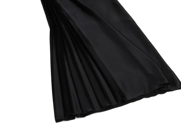 Jean Paul GAULTIER FEMME Satin Pleated Switching Skirt K-173451_009