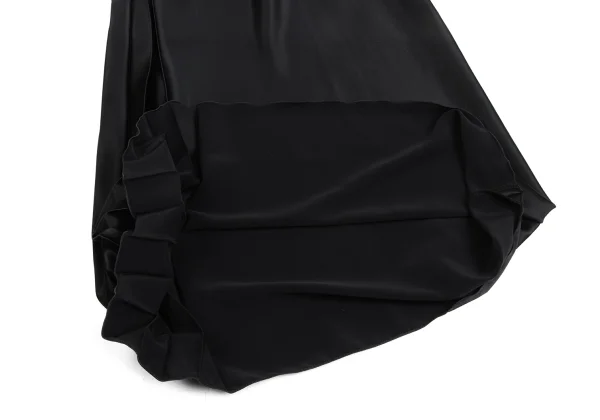 Jean Paul GAULTIER FEMME Satin Pleated Switching Skirt K-173451_010