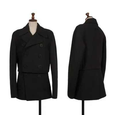 Jean Paul GAULTIER FEMME Wool Blend Detachable Hem Coat