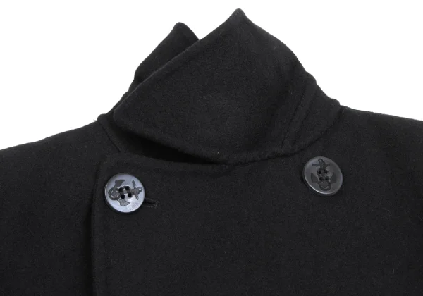 Jean Paul GAULTIER FEMME Wool Blend Detachable Hem Coat K-173452_006
