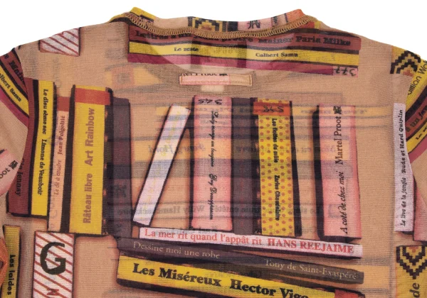 JPG by GAULTIER Book Print Mesh T Shirt K-173456_013