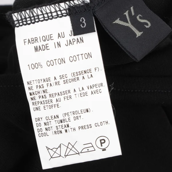 Y's Cotton Stretch T Shirt K-173459_010