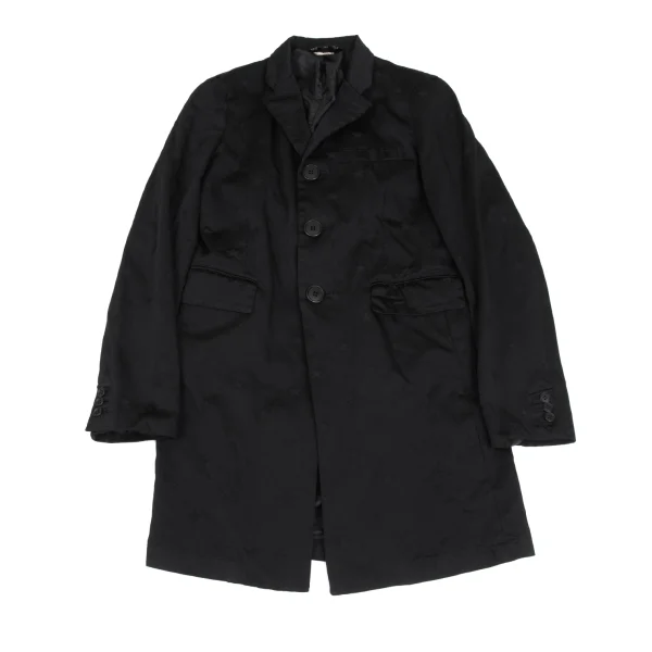 BLACK COMME des GARCONS Poly Star Jacquard Long Jacket K-173460_002