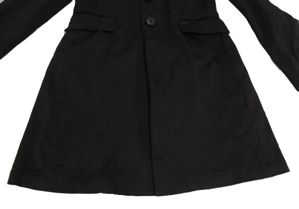 BLACK COMME des GARCONS Poly Star Jacquard Long Jacket K-173460_011