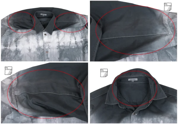 Y's for men Dyed Metal Buttons Long Sleeve Shirt K-173461_004