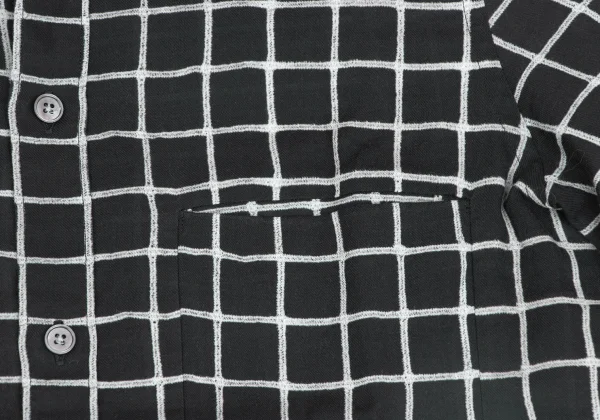 Paul Smith Cotton Checker Print Shirt K-173462_004