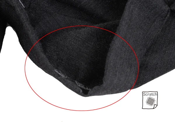 COMME des GARCONS HOMME DEUX Wool Poly Dyed Stitch Pants K-173465_015