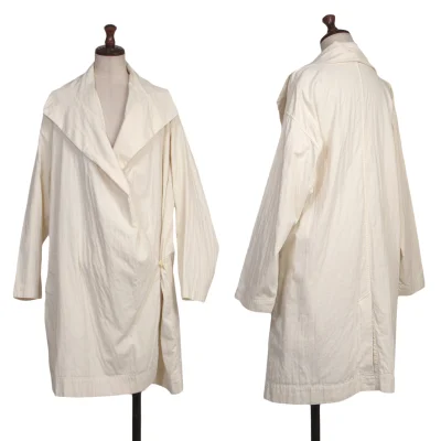 ISSEY MIYAKE Cotton Lapel Switching Coat