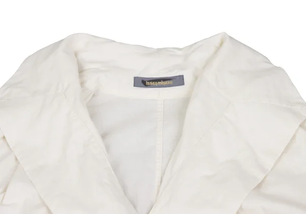 ISSEY MIYAKE Cotton Lapel Switching Coat K-173469_004