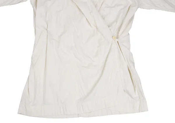 ISSEY MIYAKE Cotton Lapel Switching Coat K-173469_007